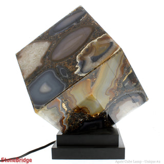 Agate Cube Lamp U#1 - 19cm    from The Rock Space