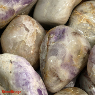 Amethyst Chevron B Tumbled Stones    from The Rock Space