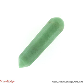 Green Aventurine Pointed Massage Wand - Extra Small #2 - 2" to 3"    from The Rock Space