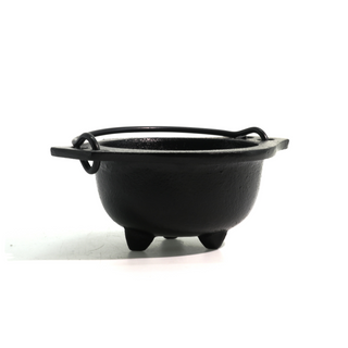 Cast Iron Cauldron for Burning Herbs and Incense 4"    from The Rock Space