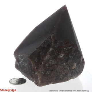 Hematoid Cut Base, Polished Point Tower #3    from The Rock Space