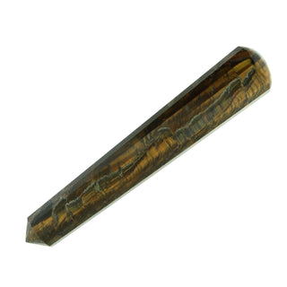 Tiger's Eye Pointed Massage Wand - Medium #5 - 4 1/2"    from The Rock Space