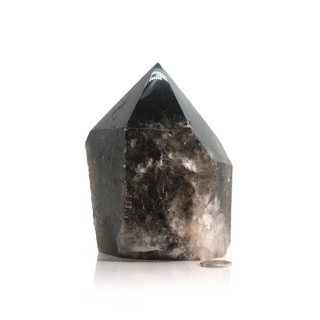 Smoky Quartz Cut Base, Polished Point Tower #8    from The Rock Space