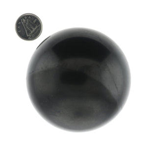 Shungite Sphere - Small #1 - 2 1/4"    from The Rock Space