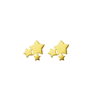 10K Gold Earring Studs - Stars    from The Rock Space