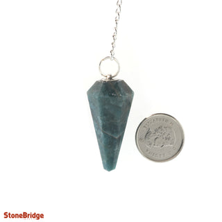 Apatite Pendulum 6 Facets & Ring    from The Rock Space