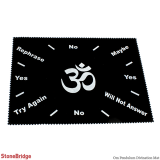 Om - Pendulum Divination Mat    from The Rock Space