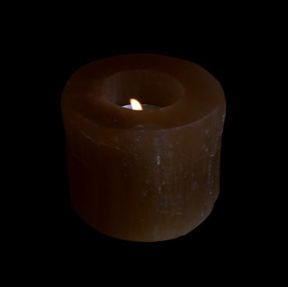 Selenite Candle Holder    from The Rock Space