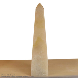 Amber Aragonite Obelisk Unique#1 - 50cm    from The Rock Space