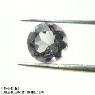 Amethyst Gemstone - Round Cut    from The Rock Space