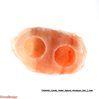 Himalayan Salt Candle Holders - TWO Hole    from The Rock Space