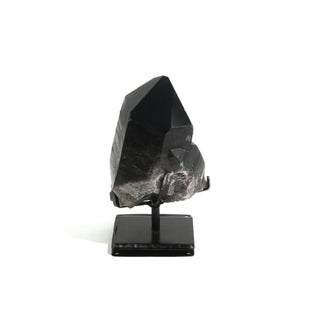 Smoky Quartz Cluster on Iron Stand U#38    from The Rock Space