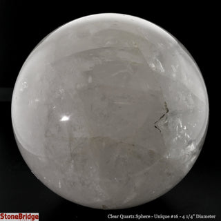 Clear Quartz Sphere U#16 - 4 1/4"    from The Rock Space