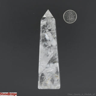 Clear Quartz A Obelisk #4 Tall    from The Rock Space