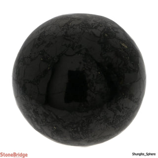 Shungite Sphere - Medium #3 - 2 3/4"    from The Rock Space
