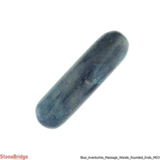 Blue Aventurine Rounded Massage Wand - Medium #3 - 4" to 5"    from The Rock Space