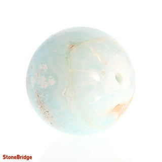 Caribbean Blue Calcite Sphere - Medium #2 - 2 3/4"    from The Rock Space