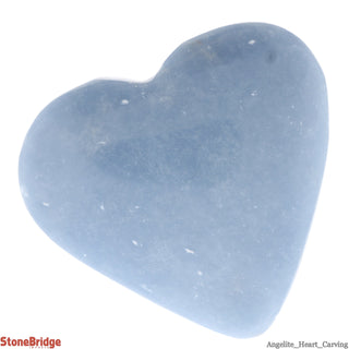 Angelite Heart #4 - 75 to 99g    from The Rock Space