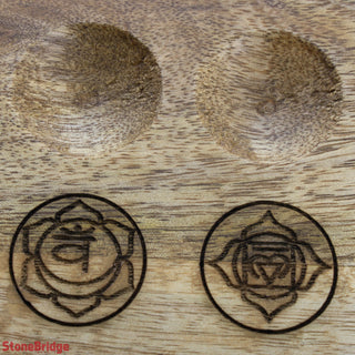 Wooden Crystal Grid Type 3 - Chakra    from The Rock Space