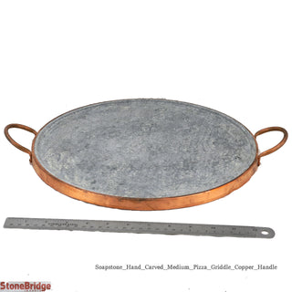 Soapstone Pizza Cooking Plate - Medium    from The Rock Space