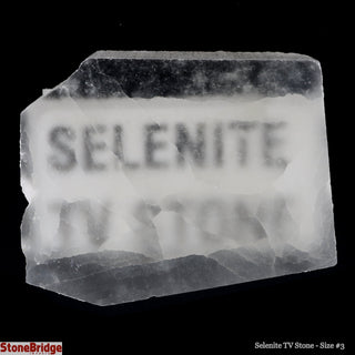 Selenite T.V. Stone #3    from The Rock Space