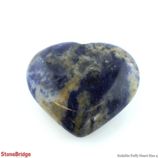 Sodalite Heart #4 - 1 3/4" to 2 3/4"    from The Rock Space