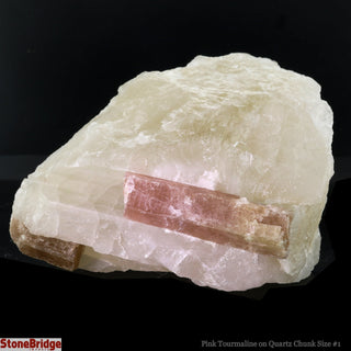 Pink Tourmaline Quartz Chunk #1    from The Rock Space