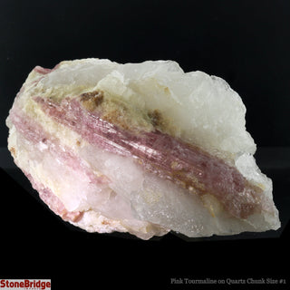 Pink Tourmaline Quartz Chunk #1    from The Rock Space