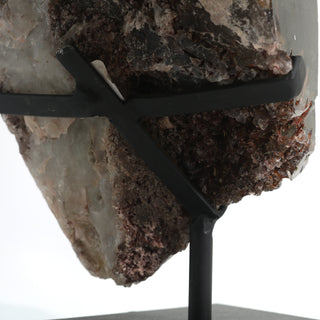 Smoky Quartz Rutile Point with Iron Stand U#1    from The Rock Space