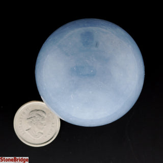 Angelite Sphere - Extra Small #2 - 1 3/4"    from The Rock Space