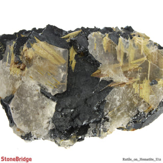 Rutile On Hematite U#11    from The Rock Space