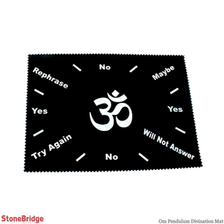 Om - Pendulum Divination Mat    from The Rock Space
