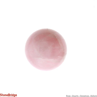 Rose Quartz A Sphere - Extra Small #2 - 1 3/4"    from The Rock Space