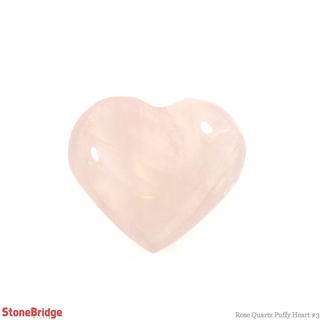 Rose Quartz Puffy Heart #3    from The Rock Space