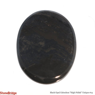 Black Opal Cabochon  Polish U#14    from The Rock Space