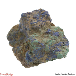 Azurite With Malachite Specimen #3    from The Rock Space