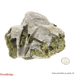 Tourmaline Green Quartz Chunk #2    from The Rock Space