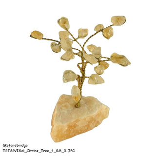 Citrine Wired Gem Tree 4" Tall    from The Rock Space