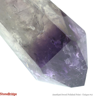 Amethyst Point Polished Sword U#17 - 7 3/4"    from The Rock Space