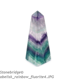 Rainbow Fluorite Obelisk    from The Rock Space