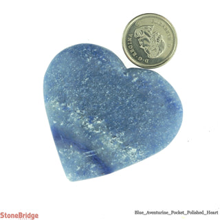 Blue Aventurine Heart #2    from The Rock Space
