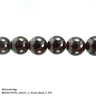 Garnet A - Round Strand 7" - 6mm    from The Rock Space
