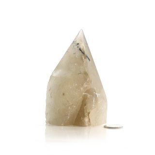 Tourmalinated Quartz Cut Base, Polished Point Tower #3    from The Rock Space