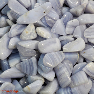Blue Lace Agate Mini Tumbled Stones - A Quality    from The Rock Space
