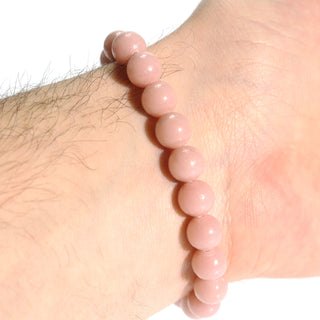 Pink Opal Round Bracelet - 8mm    from The Rock Space
