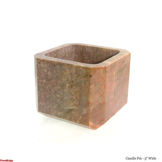 Candle Pot - 3" Wide    from The Rock Space