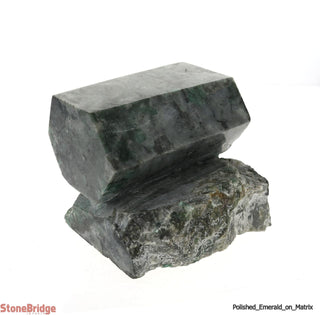 Polished Emerald on Matrix - U10    from The Rock Space