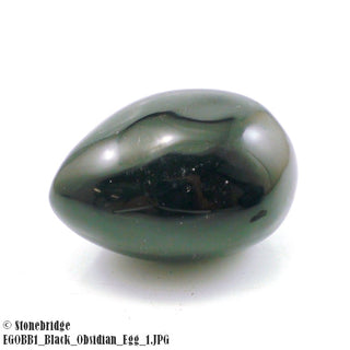 Black Obsidian Egg - 2 5/8" to 3"    from The Rock Space