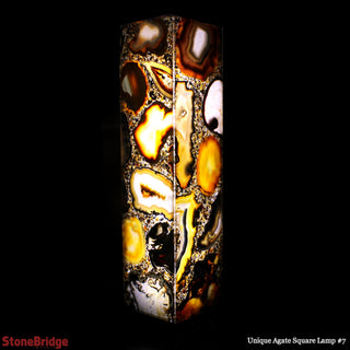 Agate Slice Tower Lamp U#7 - 60cm    from The Rock Space
