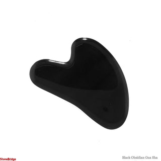 Black Obsidian Gua Sha Board Facial Tools    from The Rock Space